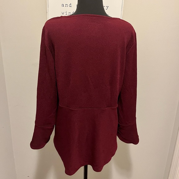 Burgundy Shirt by Chico - Picture 2 of 4